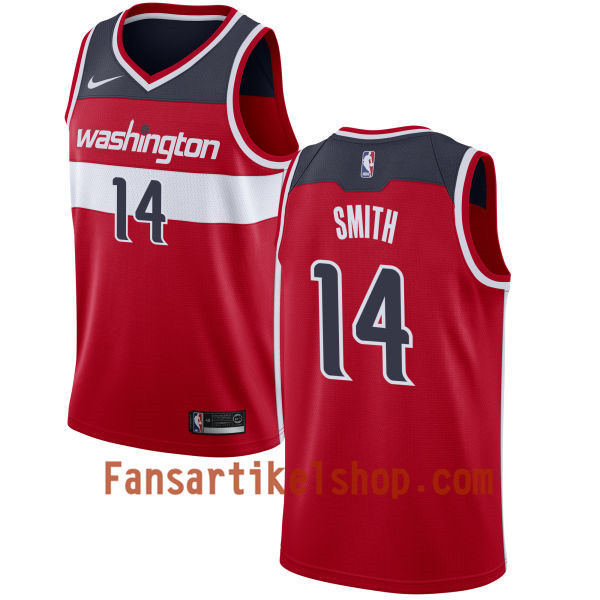 NBA Washington Wizards Trikot Jason Smith 14 Nike 2017-18 Rot Swingman - Herren NBA Washington Wizards Trikot Jason Smith 14 Nike 2017-18 Rot Swingman - Herren
